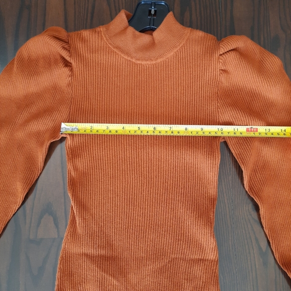 A&F burnt orange knit bodysuit XS - Picture 6 of 8